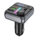 Автомобильное зарядное устройство с FM-модулятором Borofone BC50 PD20W/QC3.018W 2xUSB-A/USB-C ports car charger Bluetooth 5.4 Total 38W Black - изображение 1