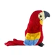 Интерактивная игрушка Попугай Parrot Talking 22 см, с функцией запоминания и повторения фраз, от 3 батареек ААА, красный - изображение 1