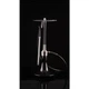 Кальян Oduman Cosmo Silver-Black Black Glass 30см Одуман Космо Серебристо-черный Нержавеющая сталь с титановым покрытием серебристого цвета - изображение 4