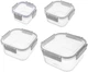 Zestaw pojemników na żywność Orion plastikowe 4 szt (8681317006538) - obraz 2