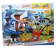 Трасса трек с машинками два уровня игрушечный 38 деталей Hot Wheel автотрек с дорожными знаками - изображение 4