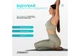 Міні килимок (йогапад) каучуковий EasyFit Yoga Pad 60×40 см для йоги та фітнесу EF-1932 Чорний - зображення 7
