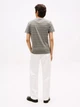 Футболка хлопковая длинная мужская Tommy Hilfiger 78JA565-PJ8 M Grey Heather Stripe (198296685688) - изображение 2