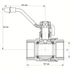 Кран кульовий KOER 2" ГГР ГАЗ (KR.214.G) (KR0137) - изображение 2