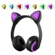 Bluetooth Наушники с кошачьими ушками LED подсветка 7 цветов ZW-19 - изображение 2