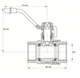 Кран кульовий KOER 3/4" ГГР ГАЗ (KR.214.G) (KR0113) - изображение 3