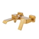 Душова колона зі змішувачем HAIBA GAUDI 009-J BRUSHED GOLD (HB9584) - зображення 6
