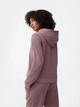 Толстовка на молнии с капюшоном женская 4F Sweatshirt F213 4FSS23TSWSF213-82S XS Розовая (5904698235094) - изображение 2