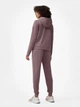 Толстовка на молнии с капюшоном женская 4F Sweatshirt F213 4FSS23TSWSF213-82S XS Розовая (5904698235094) - изображение 4
