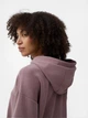 Толстовка на молнии с капюшоном женская 4F Sweatshirt F213 4FSS23TSWSF213-82S XS Розовая (5904698235094) - изображение 7