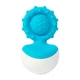 Прорезыватель-неваляшка Fat Brain Toys dimpl wobl голубой (FA217-4) - изображение 3
