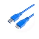 Дата кабель USB 3.0 AM to Micro B 0.5m Prologix (PR-USB-P-12-30-05m) (342387) - изображение 1