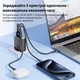 Зарядний адаптер Toocki 67W GaN, з дисплеєм - зображення 4