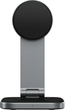 Bezprzewodowa ładowarka Satechi 2-in-1 Foldable Qi2 Wireless Charging Stand Space Grey (ST-Q21FM) - obraz 3