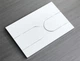 Панель змиву KOER KT-0604-03 240x160x10mm пластикова, кнопка закруглена (колір білий) (KR5322) - изображение 6