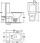 Унітаз-компакт Mixxus STYLE-0404-T3 650x350x830mm система змиву TORNADO 3.0 (MI7036) - изображение 4