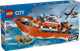 Конструктор Lego City Рятувальний корабель та вертоліт берегової охорони 60504 - зображення 1