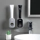 Диспенсер для зубной пасты клеящийся MBM HOME BP-24 WHITE/GRAY белый/серый - изображение 2