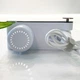 Полка с держателем для фена клеящаяся MBM HOME BP-33 WHITE/BLACK бело-черная - изображение 9