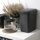 Ведро для мусора MBM HOME BIN-04 6L ANTHRACITE пластиковое антрацитовое - изображение 5