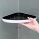 Полка угловая клеящаяся MBM HOME BP-26 WHITE/BLACK пластиковая белая/черная - изображение 10