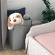 Ящик для зберігання текстильний з кришкою MBM HOME TH-02 GRAY сірий - зображення 13