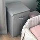 Ящик для зберігання текстильний з кришкою MBM HOME TH-02 GRAY сірий - зображення 14