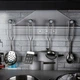 Детская деревянная кухня Kruzzel с LED-подсветкой, звуком и аксессуарами 80 x 80.5 x 24 см Черный + белый (22116) - изображение 7