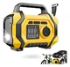 Компрессор портативный для накачки шин 10 бар (145 psi) 60Hz ATJ-201 с функцией Powerbank и цифровым экраном, желтый - изображение 2