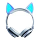 Навушники LINX BL108A Bluetooth навушники з котячої вушками LED Білі (SUN0480) - зображення 4