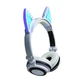 Навушники LINX BL108A Bluetooth навушники з котячої вушками LED Білі (SUN0480) - зображення 3