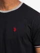 Футболка хлопковая длинная мужская U.S. Polo Assn 11D225-2X00A(Black) L Черная (786662108369) - изображение 4