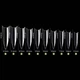 Гелевые типсы Soft Gel Tips прозрачные Medium Stiletto #1 500 шт - изображение 2