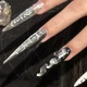 Набір форм Adore Professional гелеві типси для нарощування SPLETNIца size XXL Gel Tips stilette 240 шт - зображення 5