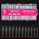 Гелевые типсы прозрачные Soft Gel Tips Raspberry 240 шт - изображение 2