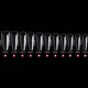 Гелевые типсы Soft Gel Tips прозрачные Medium Coffin #5 550 шт - изображение 2