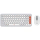 Комплект бездротовий (клавіатура, миша) Logitech Pop Icon Combo Off White (920-013141) Білий 26065 - изображение 1