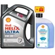 Моторна олива Shell Helix Ultra Professional AF 5W-30, 4 л + Омивач скла Shell Winter Screenwash 1 л - зображення 1