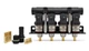 Форсунки Alex Barracuda Rail 120 NL/min у рейці на 4 циліндри-BR124P - изображение 3