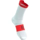 Носки компрессионные высокие Compressport Pro Racing Socks V4.0 Run High White/fluo red L (100077544) - изображение 2