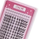 Накладные ресницы пучками «PALM Lashes» 124 кластеров C изгиб 9-13 мм в черном цвете - изображение 2