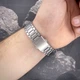 Мужские часы Casio MTP-1239D-2A со стальным браслетом и синим циферблатом - изображение 5