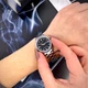 Женские часы Casio LTP-V005D-1A серебристые с черным циферблатом - изображение 5