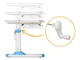 Дитячий стіл Evo-Kids TH-310 з полицею Blue Білий / Блакитний (TH-310 W/BL+ BD-S30 BL) - зображення 7