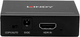 Hub Lindy 2 Port HDMI 2.0 Metal Black (4002888381581) - obraz 2