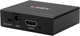 Hub Lindy 2 Port HDMI 2.0 Metal Black (4002888381581) - obraz 5