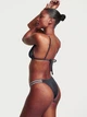 Купальник Victoria's Secret Double Shine Strap Bikini Чорний L - изображение 2