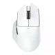 Геймерська акумуляторна бездротова (Bluetooth + 2,4G) миша Attack Shark V6 Ultra-Light, Magnetic Charging Dock, PixArt PAW3311 Біла/White (V6ULTRAW) - изображение 3