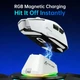 Геймерська акумуляторна бездротова (Bluetooth + 2,4G) миша Attack Shark V6 Ultra-Light, Magnetic Charging Dock, PixArt PAW3311 Біла/White (V6ULTRAW) - изображение 7