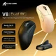 Геймерська акумуляторна бездротова (Bluetooth + 2,4G) миша Attack Shark V8 Ultra-Light, 8k, PAW3950MAX Біла/White (V8W) - изображение 4